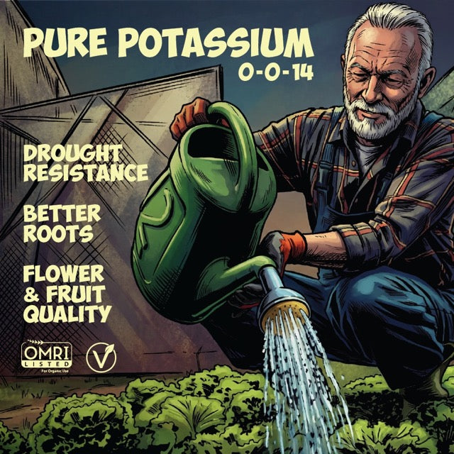 Growganica Kelp it Real OMRI Organic Soluble Seaweed 0-0-14 | Natural Plant Growth Stimulant & Fertilizer for Soil & Hydroponics